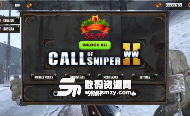 二战狙击手召唤去广告无限钞票版(Call of Sniper WW2) v2.0.6 安卓版
