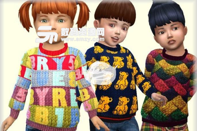 模拟人生4儿童可爱毛衣MOD