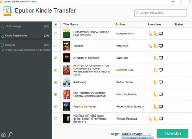 Epubor Kindle Transfer免费版