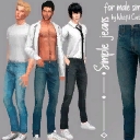 模拟人生4简单牛仔裤MOD