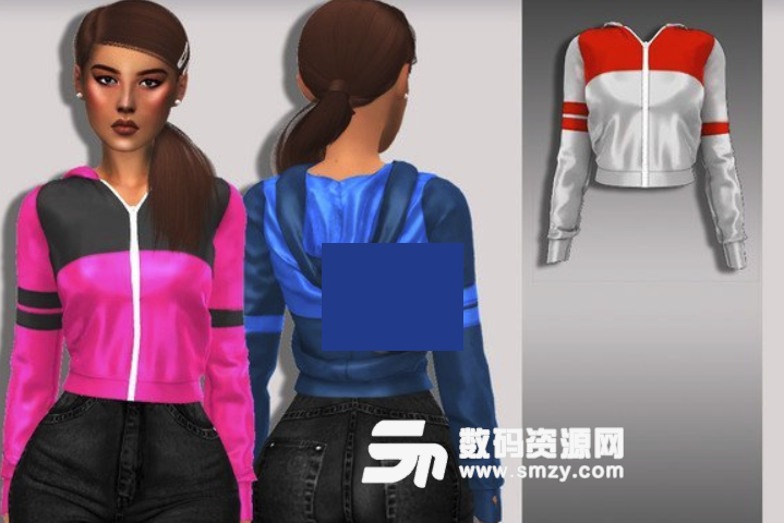 模拟人生4女性运动卫衣MOD