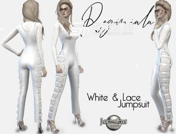 模拟人生4白色蕾丝连身裤MOD