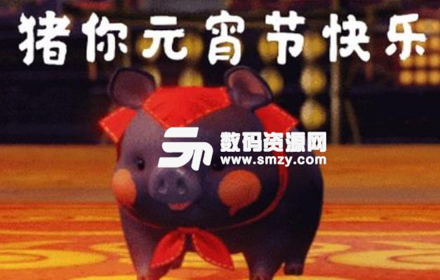 2019猪年元宵节祝福表情包截图