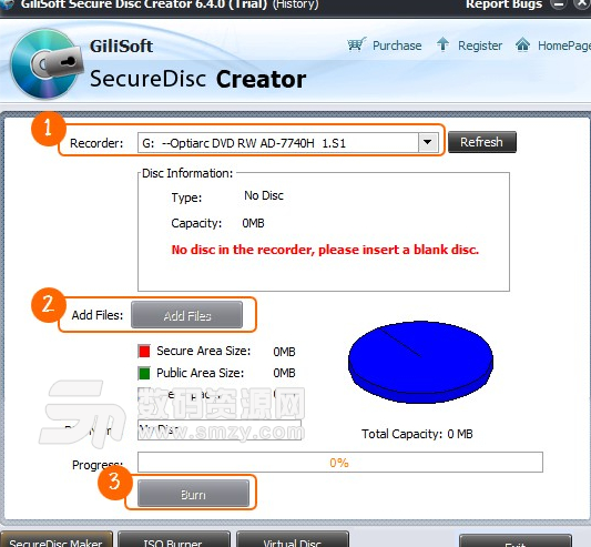 GiliSoft Secure Disc Creator 8.4 download the new version for mac