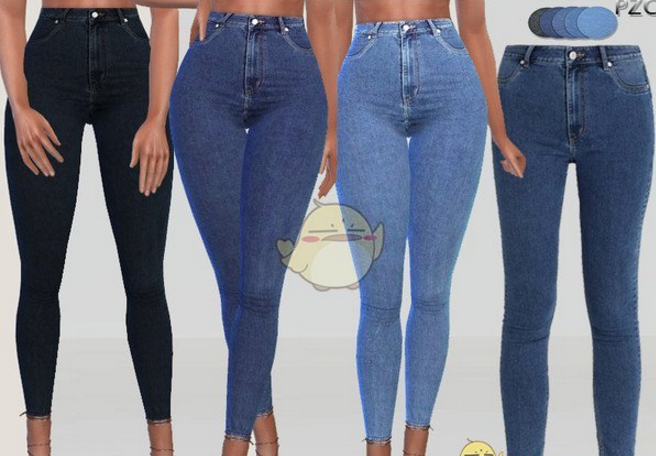 模拟人生4女性紧身休闲牛仔裤MOD