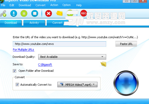 Bigasoft Video Downloader完美版教程