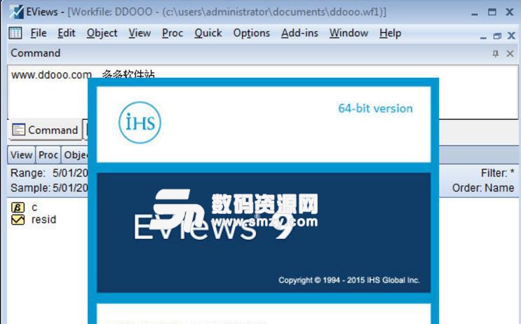 eviews9.0注册版