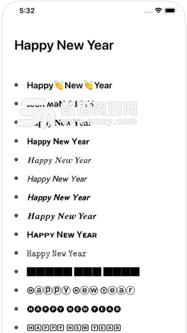 花样文字苹果版(超多字体模板) v1.5 手机版