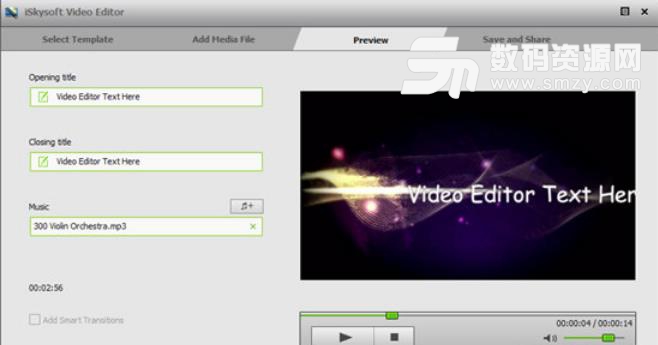 iSkysoft Video Editor破解版