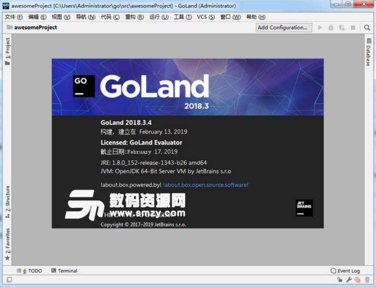JetBrains GoLand2018特别版
