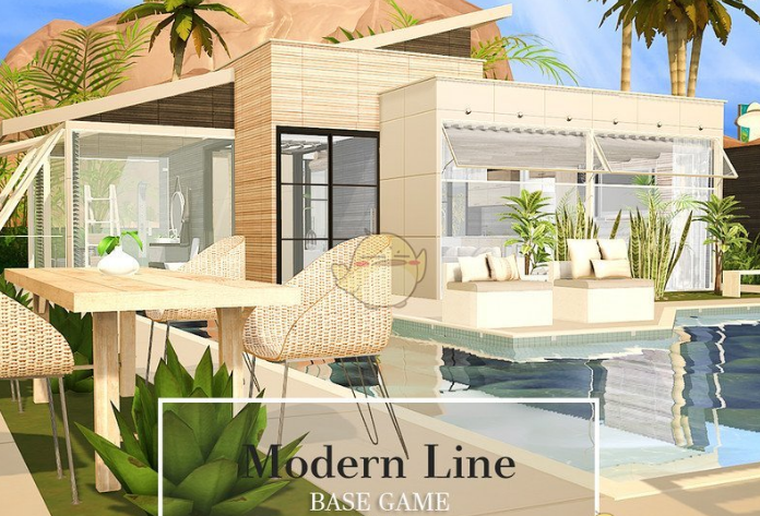 模拟人生4现代木质时尚住宅MOD