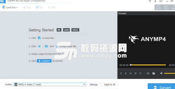 AnyMP4 Bluray Ripper免费版图片