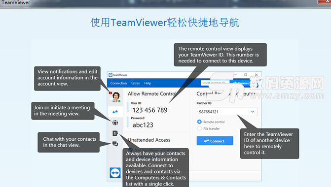TeamViewer14中文版说明