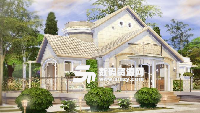 模拟人生4白色奢华现代住宅MOD免费版