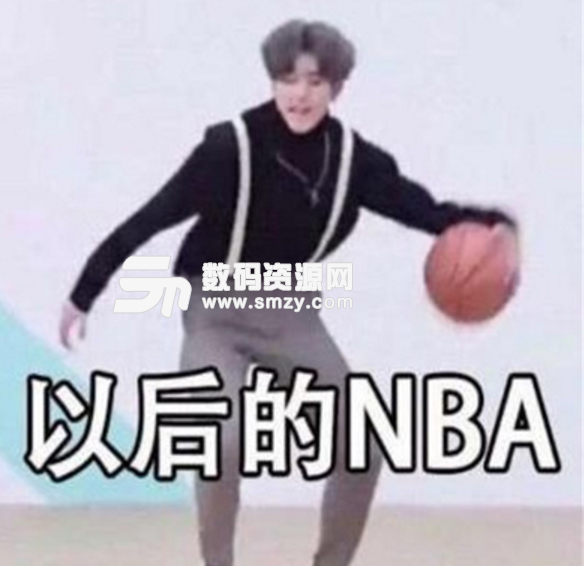 蔡徐坤打篮球表情包图片