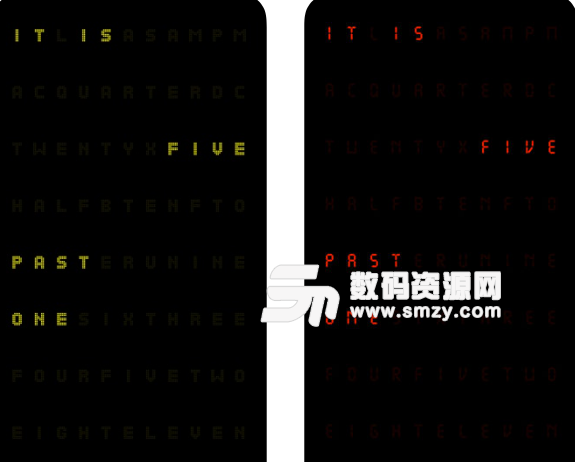 像素時鍾ios版(word clock) v1.5 手機版