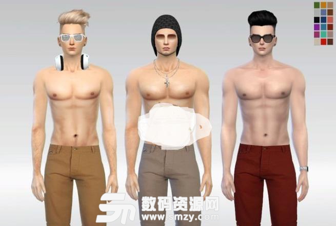 模拟人生4夏季男士短裤MOD