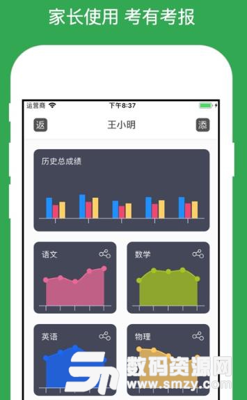 考有考報app手機ios版(專業的學生考試分數統計工具) v1.0 蘋果版