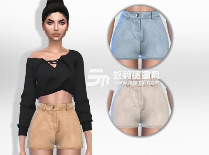 模拟人生4女性时尚迷你短裤补丁免费版