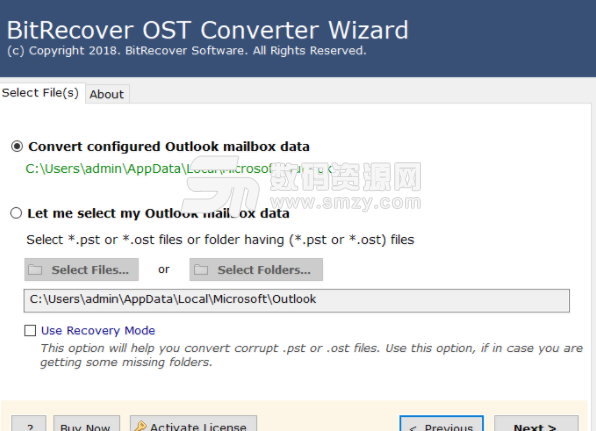 BitRecover OST Converter Wizard免费版截图