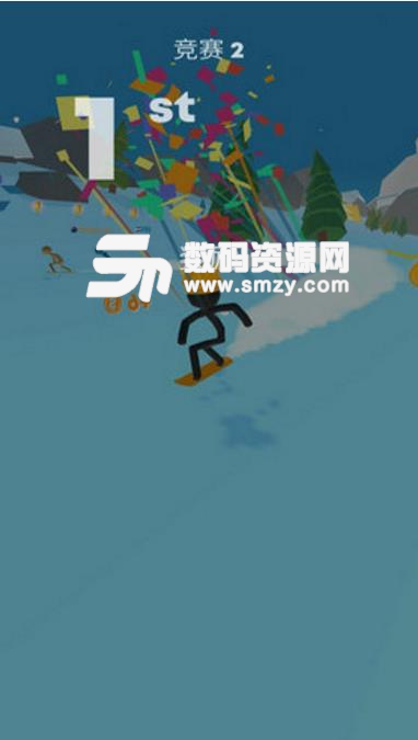 火柴人雪地赛安卓版(滑雪比赛) v0.2.5 最新版