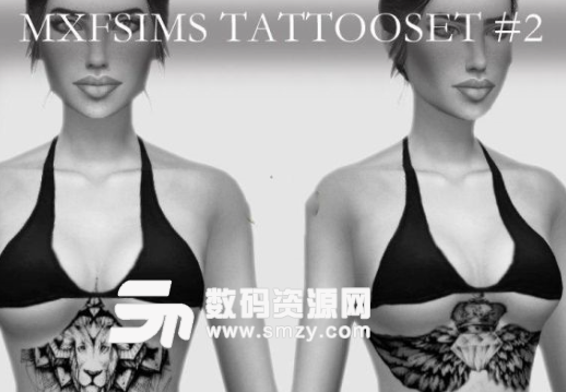 模拟人生4多款女性纹身MOD