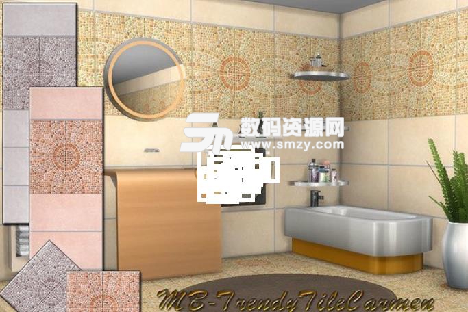 模拟人生4浴室瓷砖MOD