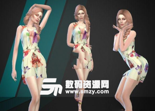 模拟人生4彩色性感连衣裙MOD
