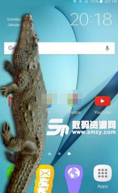 鱷魚在屏上爬安卓版(Crocodile in Phone Big Joke) v1.3 手機版