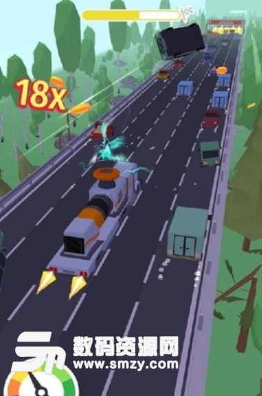 横冲直撞粉碎公路手机版(趣味卡通赛车游戏) v0.3 安卓版