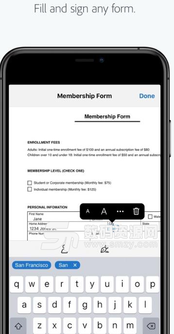 Adobe Fill Sign ios版(PDF表单便捷填写工具) v19.5 苹果手机版