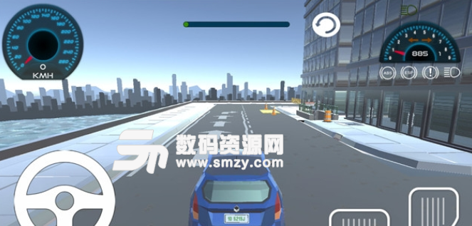 多边形停车场手机版(手机模拟驾驶游戏) v1.1 安卓版