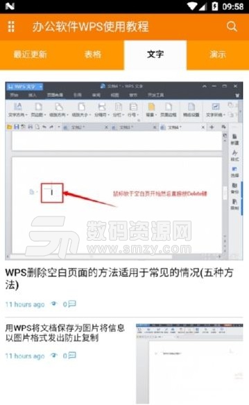 办公软件WPS使用教程appv1.3 安卓版