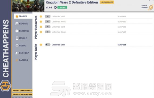 王国战争2终极版五项修改器