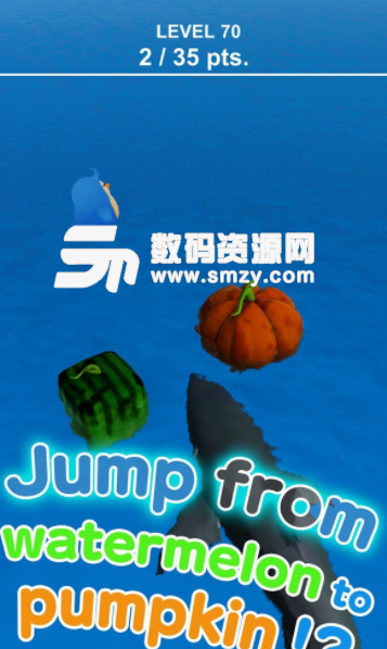 鲨鱼逃亡跳一跳手机版(趣味海洋主题) v1.0 安卓版