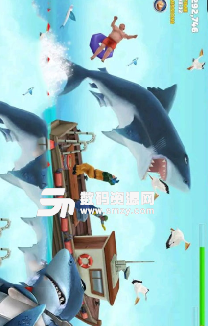 饥饿鲨鱼求生安卓版(海底射击游戏) v1.1 手机版