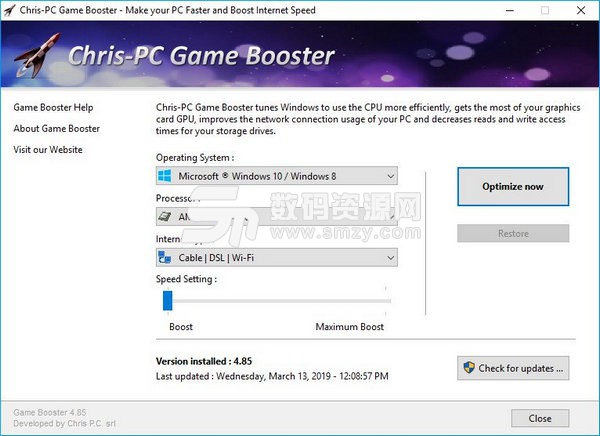 ，Chris-PC Game Booster官方版