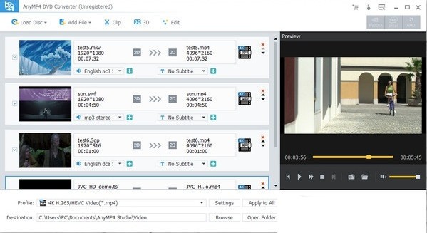 AnyMP4 DVD Converter(视频格式转换软件)最新版
