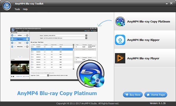 AnyMP4 Blu-ray Toolkit(蓝光工具箱)免费版