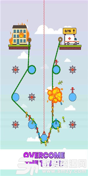 火柴人繩索救援安卓版(益智休閑) v1.2.1 免費版