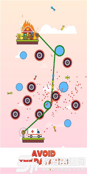 火柴人绳索救援安卓版(益智休闲) v1.1.1 免费版