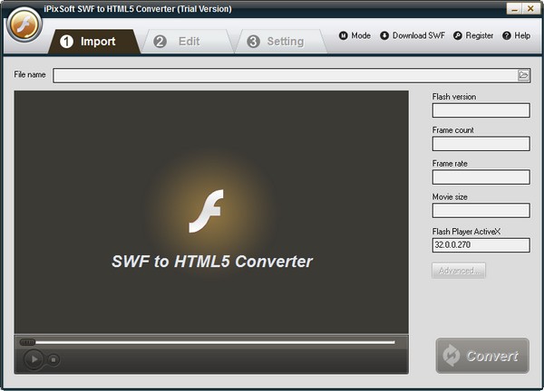 iPixSoft SWF to HTML5 Converter官方版
