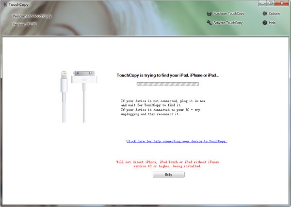 TouchCopy(iPhone/iPad文件管理软件)免费版