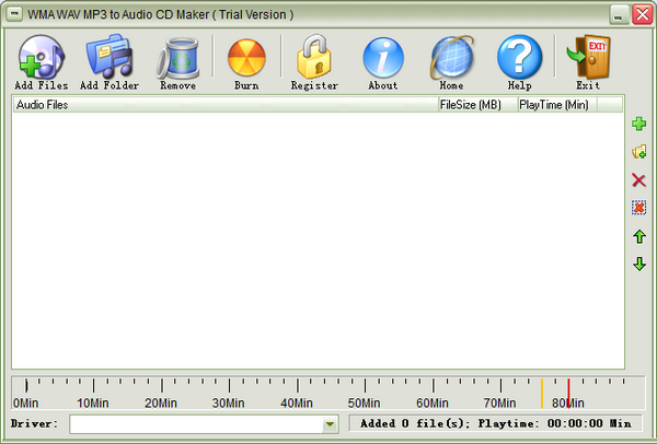 WMA WAV MP3 to Audio CD Maker官方版