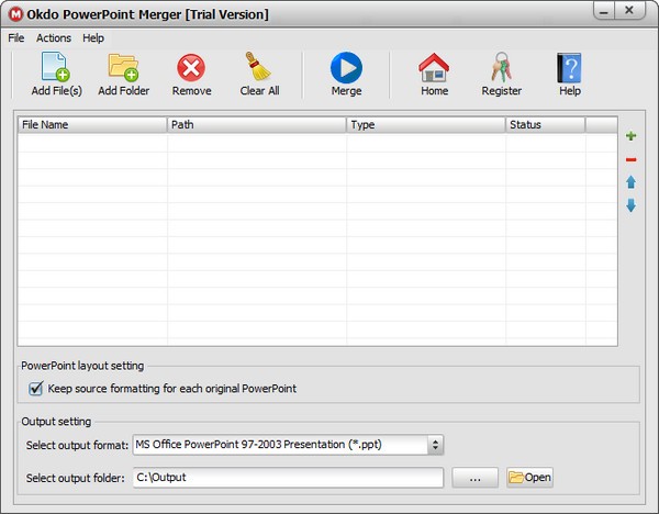 Okdo PowerPoint Merger免费版