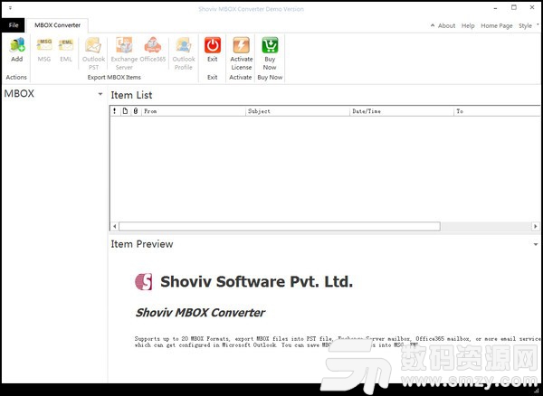 Shoviv MBOX Converter最新版