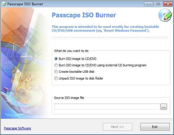 Passcape ISO Burner免费版
