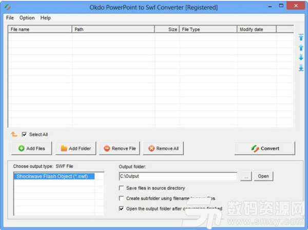 Okdo PowerPoint to Swf Converter专业版