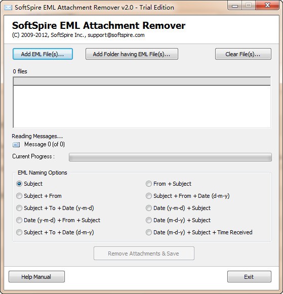 SoftSpire EML Attachment Remover官方版